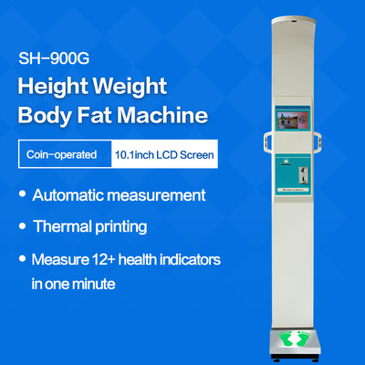 Coins Balance Gym Height and Weight Weighing Scale Full Body Composition Scale
