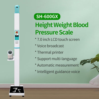 Ultrasonic Electronic Height and Weight Blood Pressure BMI Body Scale
