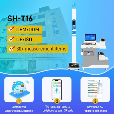Medical Kiosk Self-Service Health High Quality Full Body Checking Health Screening Kiosk Machine