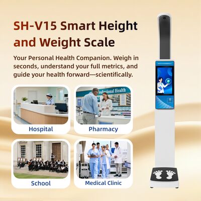 SH-V15 Ultrasonic height and weight measuring device, height and weight scale intelligent analysis height and weight integrated machine