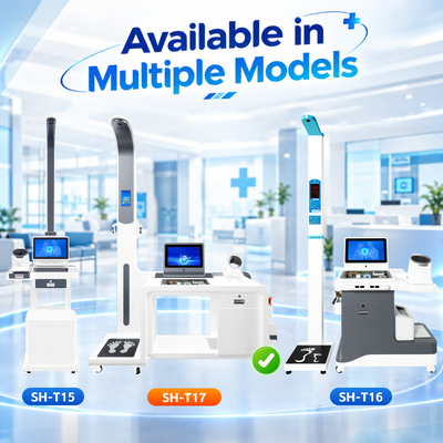 SH-T17 Medical Kiosk Self Service Intelligent Detection Kiosk All-in-One Multifunctional Health Diagnostic