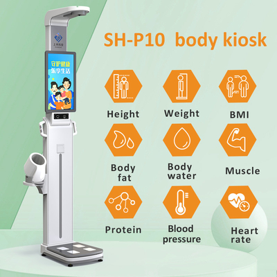 RS232 Weight Height Body Analyzer Ultrasonic Thermal Printing Supported Bmi Scale