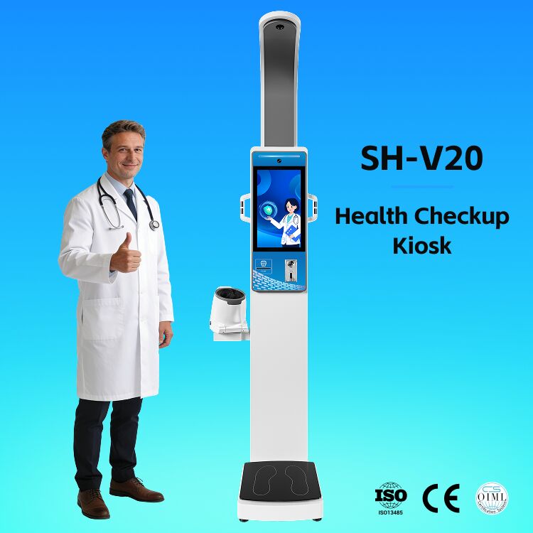 SH-V20 Coin Operated Blood Pressure Machine Body Composition Scanner with Thermal Printer