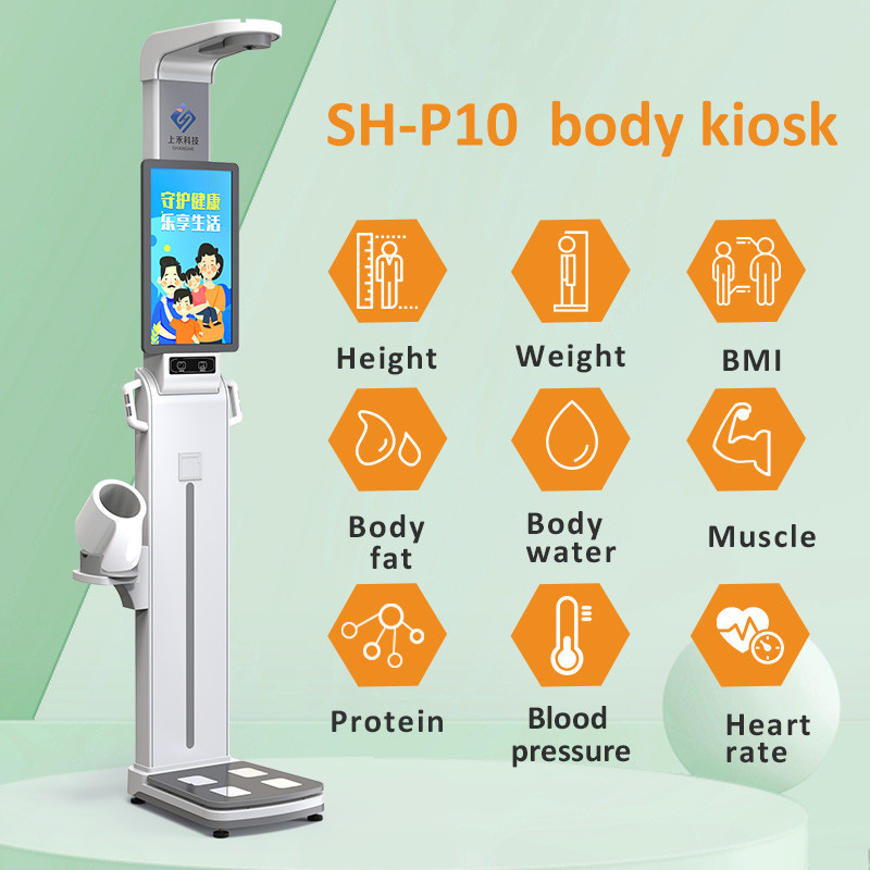 RS232 Weight Height Body Analyzer Ultrasonic Thermal Printing Supported Bmi Scale