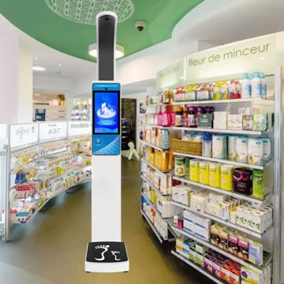 Escala ultrassônica inteligente de altura e peso de IMC SH-V15 com impressora
