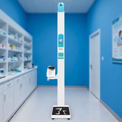 Escala eletrônica ultrassônica do corpo do IMC da pressão sanguínea da altura e do peso