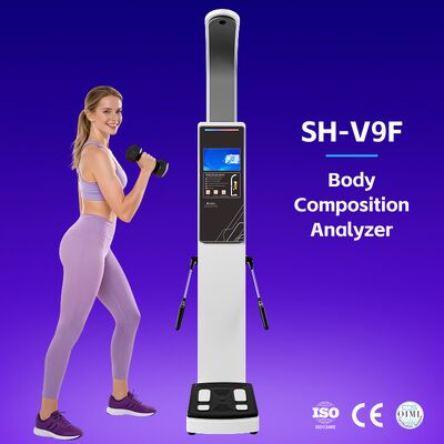 SH-V9F Gym usa máquina de análise de composição corporal com balança digital de 8 eletrodos